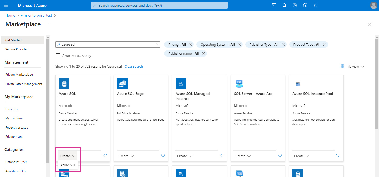 Azure SQL