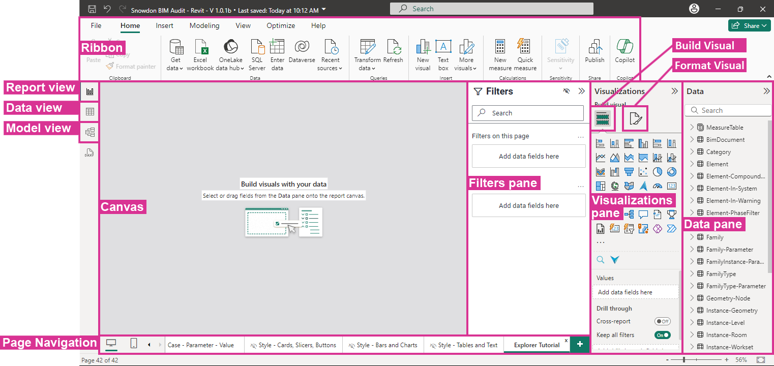 Power BI UI