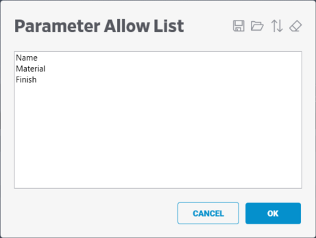 Parameter List