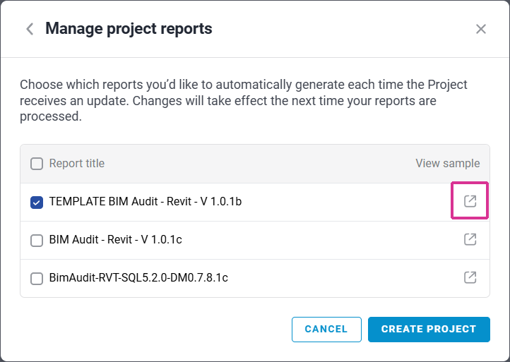 Manage Reports