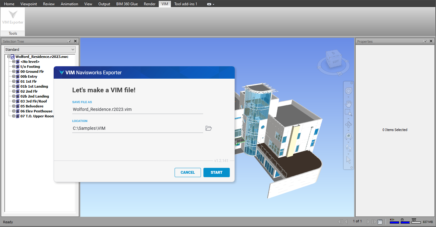 VIM Navisworks