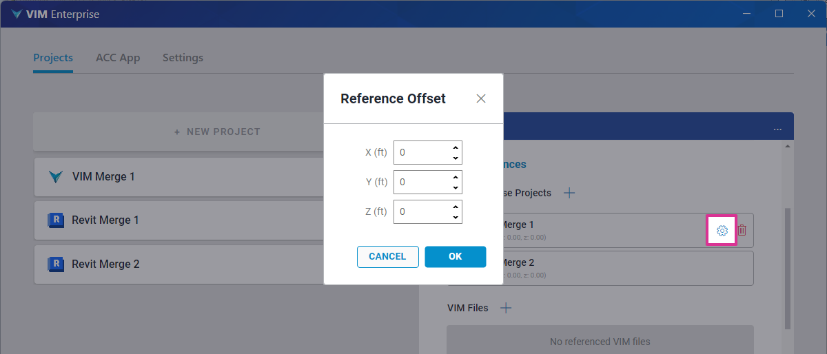 Reference Offset